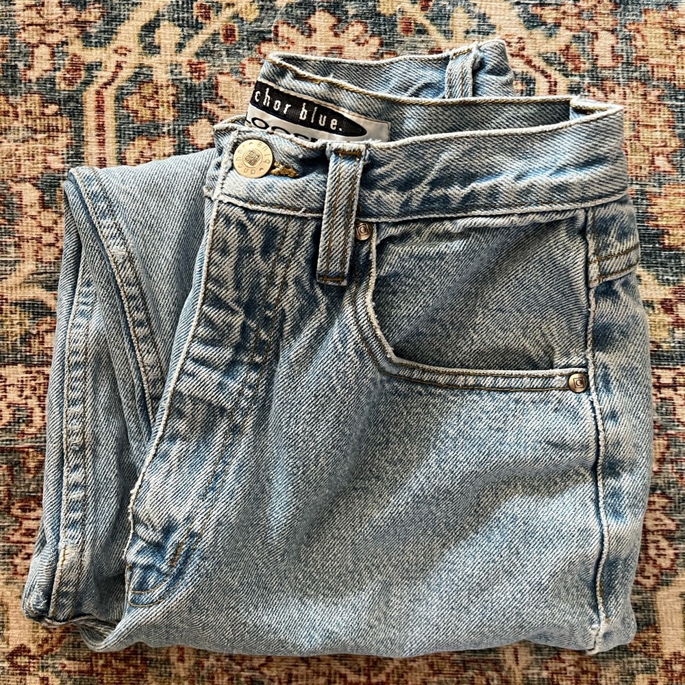 anchor blue Loose denim jeans 👖 size 9
